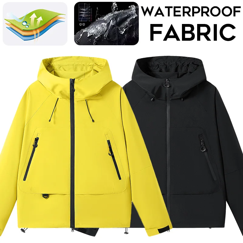 Unisex Waterproof Hooded Jacke - Windbreak Shell Jacket review and price