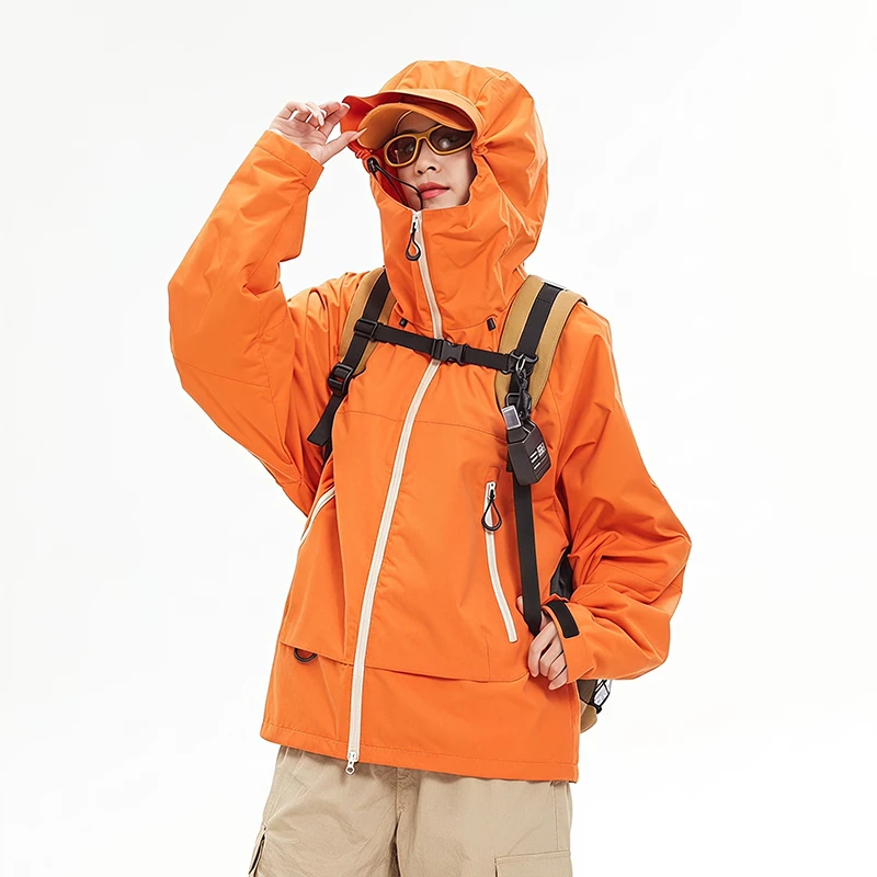 Unisex Waterproof Hooded Jacke - Windbreak Shell Jacket review and price
