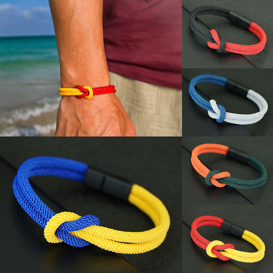5 Styles Men Rope Bracelet Tru - Street Fashion Of Milan review and price