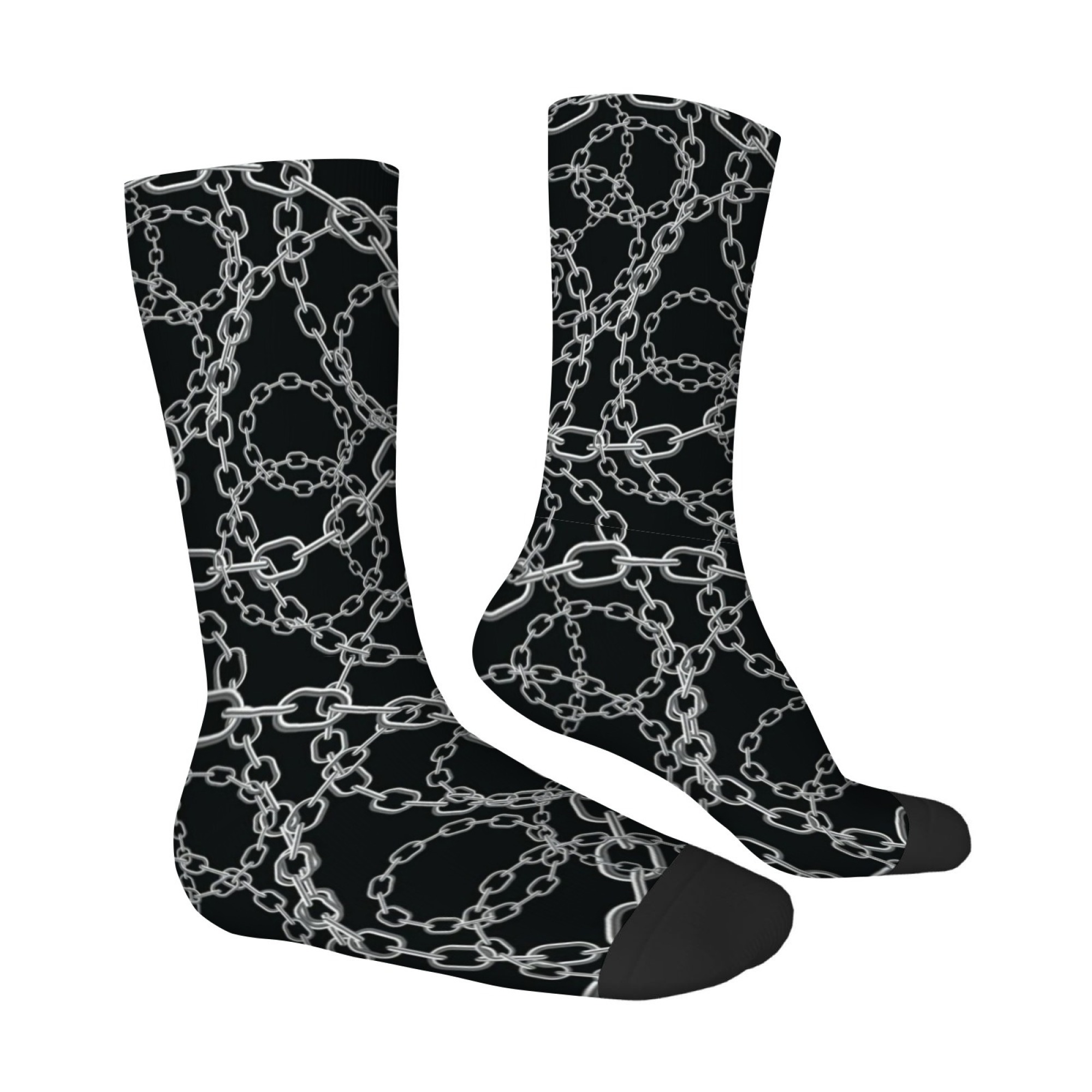 Fun Novel Chain Print Men's Mi - Quirky Street Fashion review and price