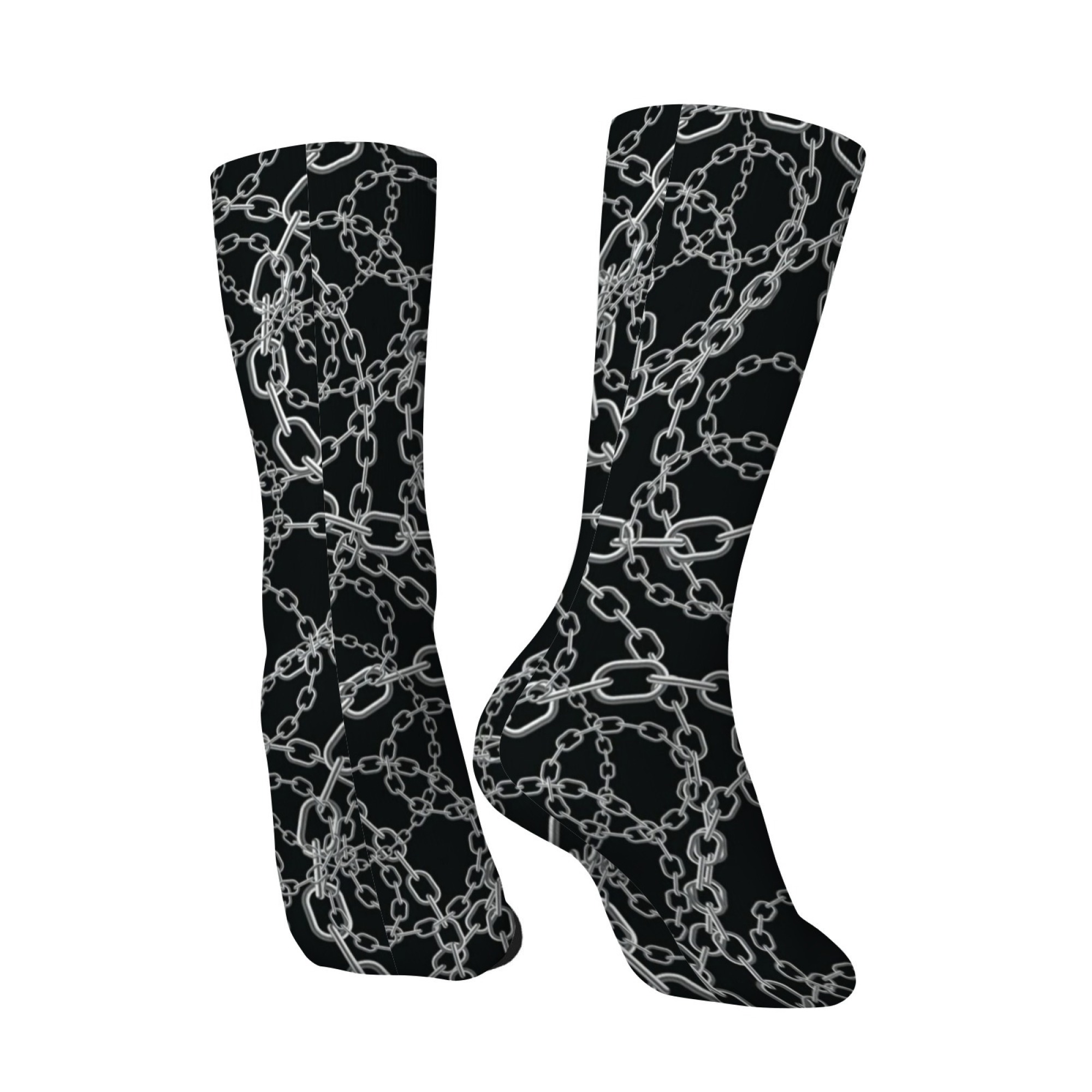 Fun Novel Chain Print Men's Mi - Quirky Street Fashion review and price