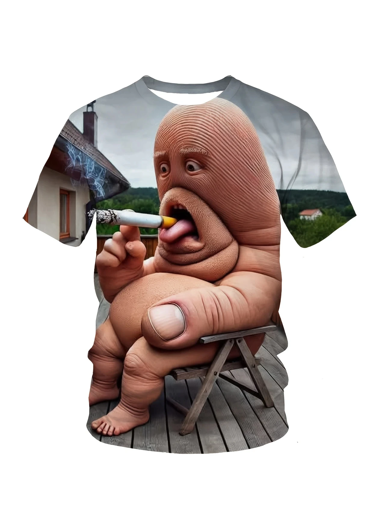 Fun Quirky Abstract Art 3D Pri - Quirky Street Fashion review and price