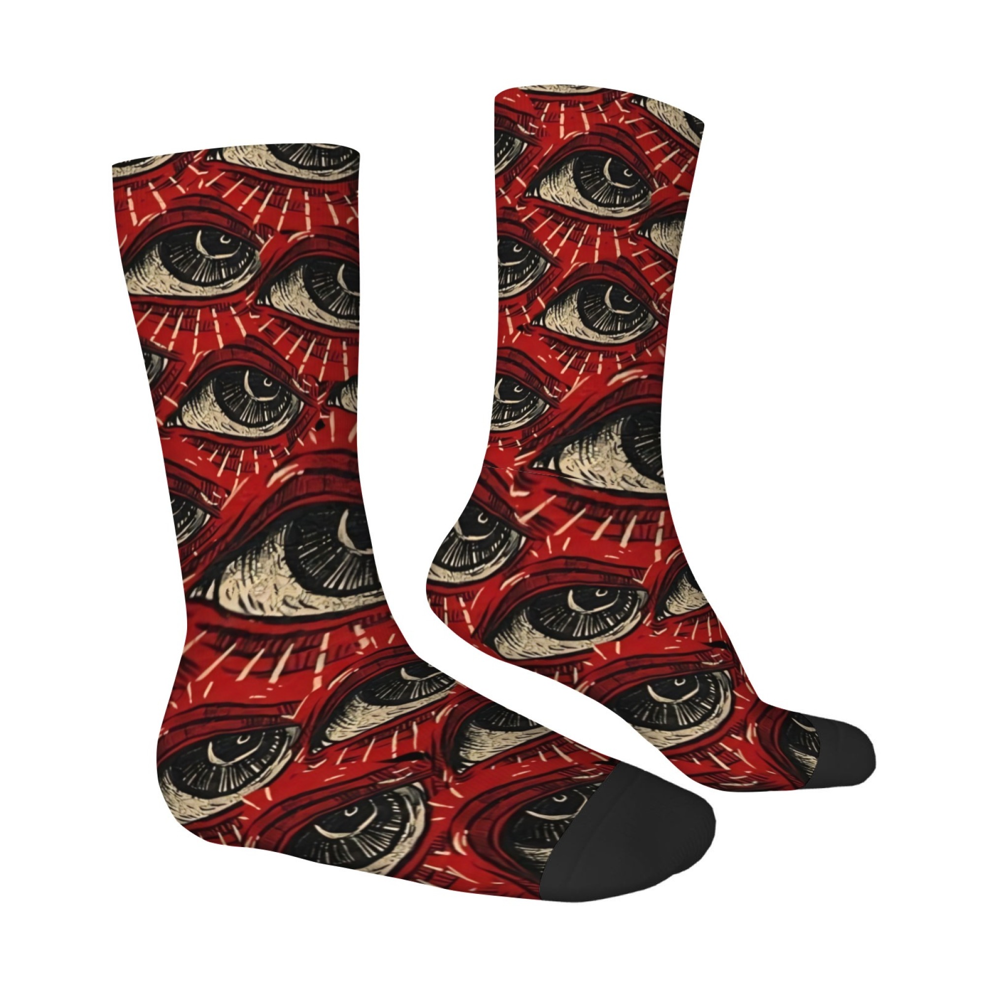 Funny and Scary Eye Print Men' - Quirky Street Fashion review and price