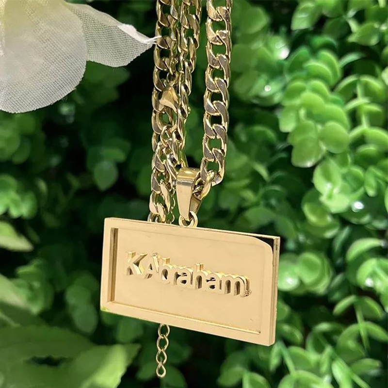 Custom Name Hip Hop Necklace f - Street Fashion Necklace review and price