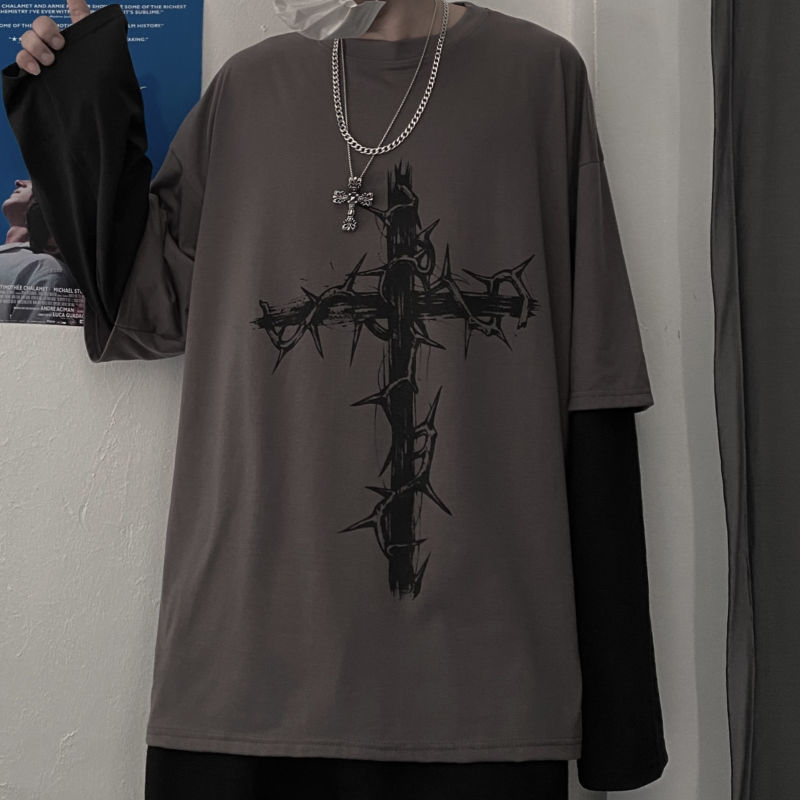 Grunge Clothes Women Long Slee - Street Fashion Goth review and price