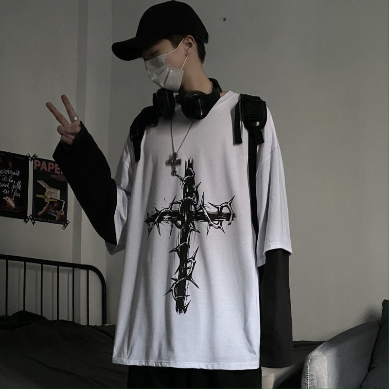 Grunge Clothes Women Long Slee - Street Fashion Goth review and price
