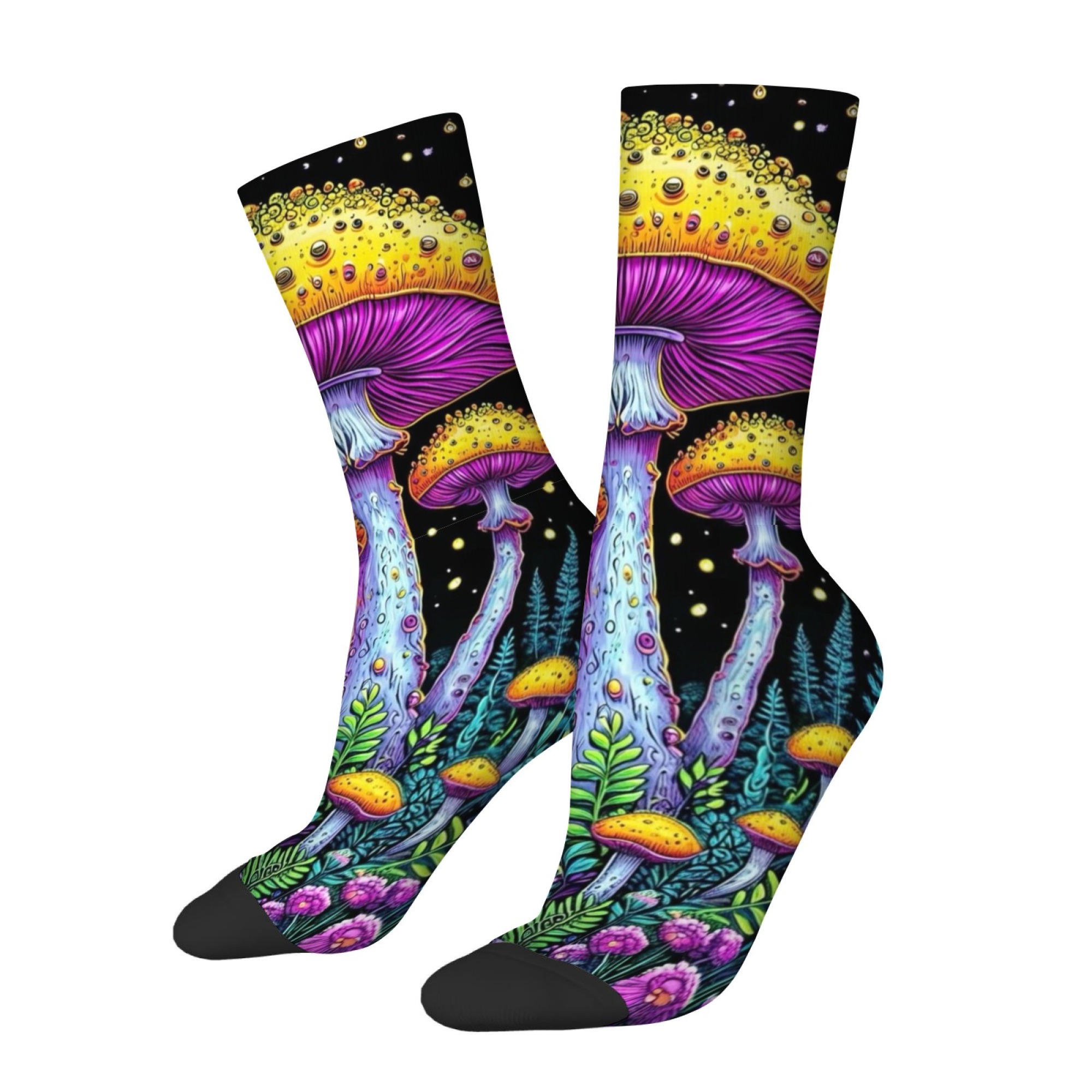 Fun Cartoon Yellow Mushroom Pr - Quirky Street Fashion review and price
