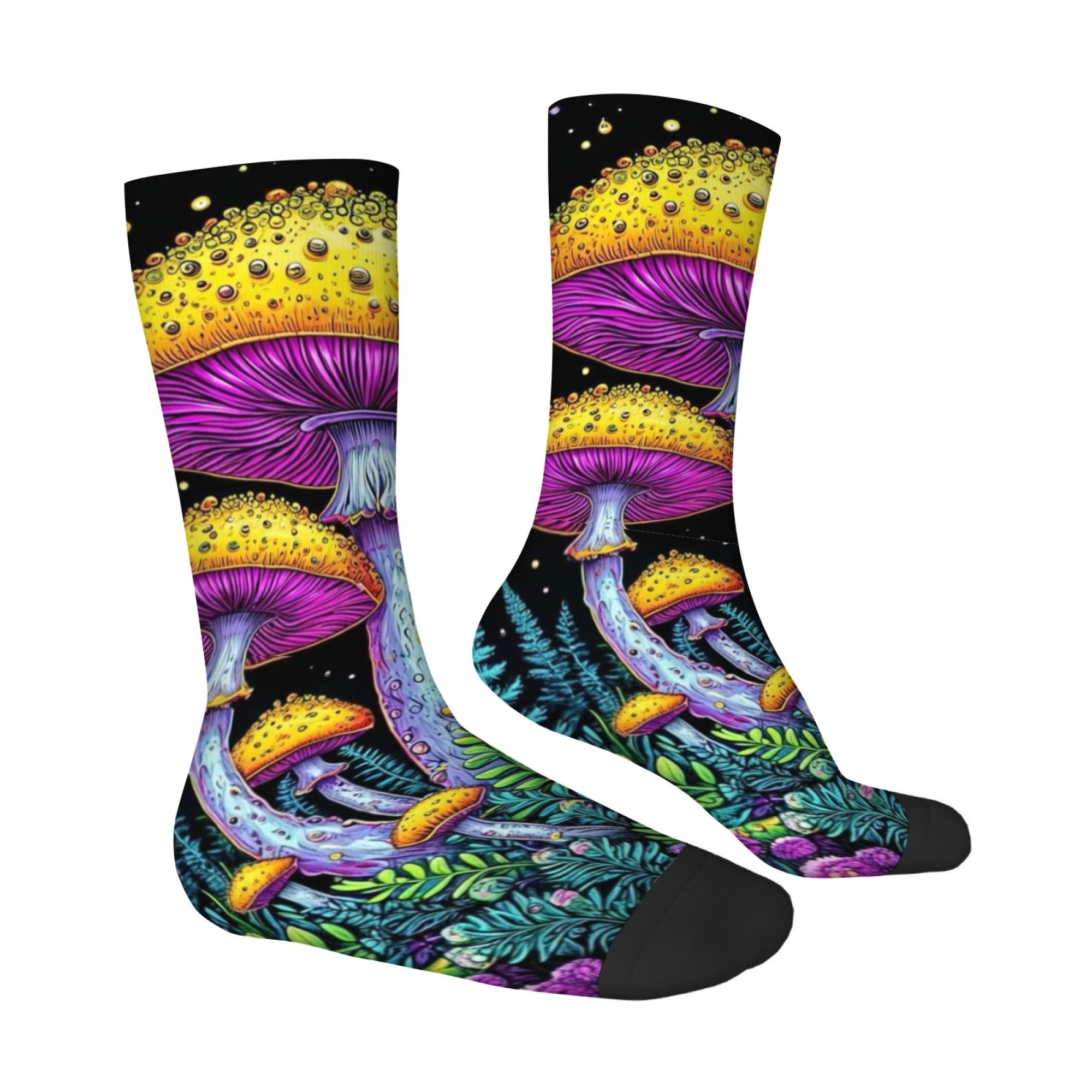 Fun Cartoon Yellow Mushroom Pr - Quirky Street Fashion review and price