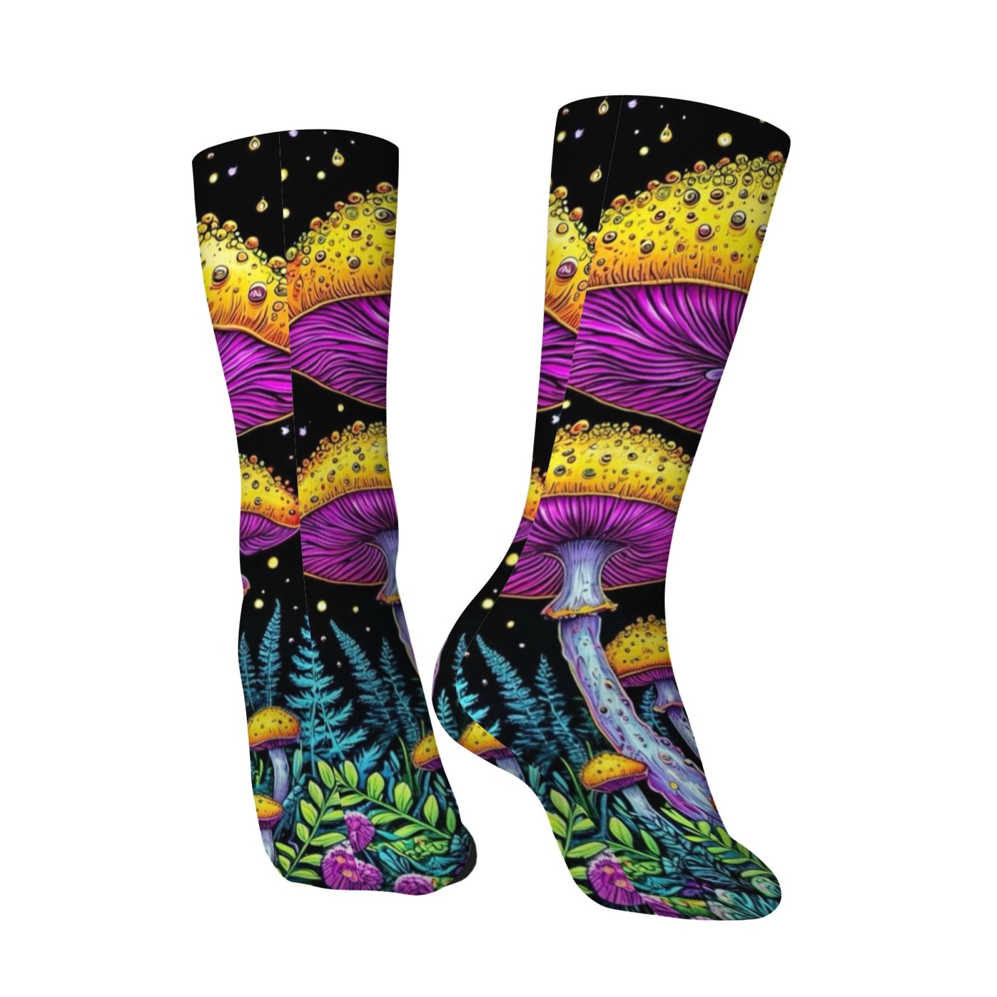 Fun Cartoon Yellow Mushroom Pr - Quirky Street Fashion review and price