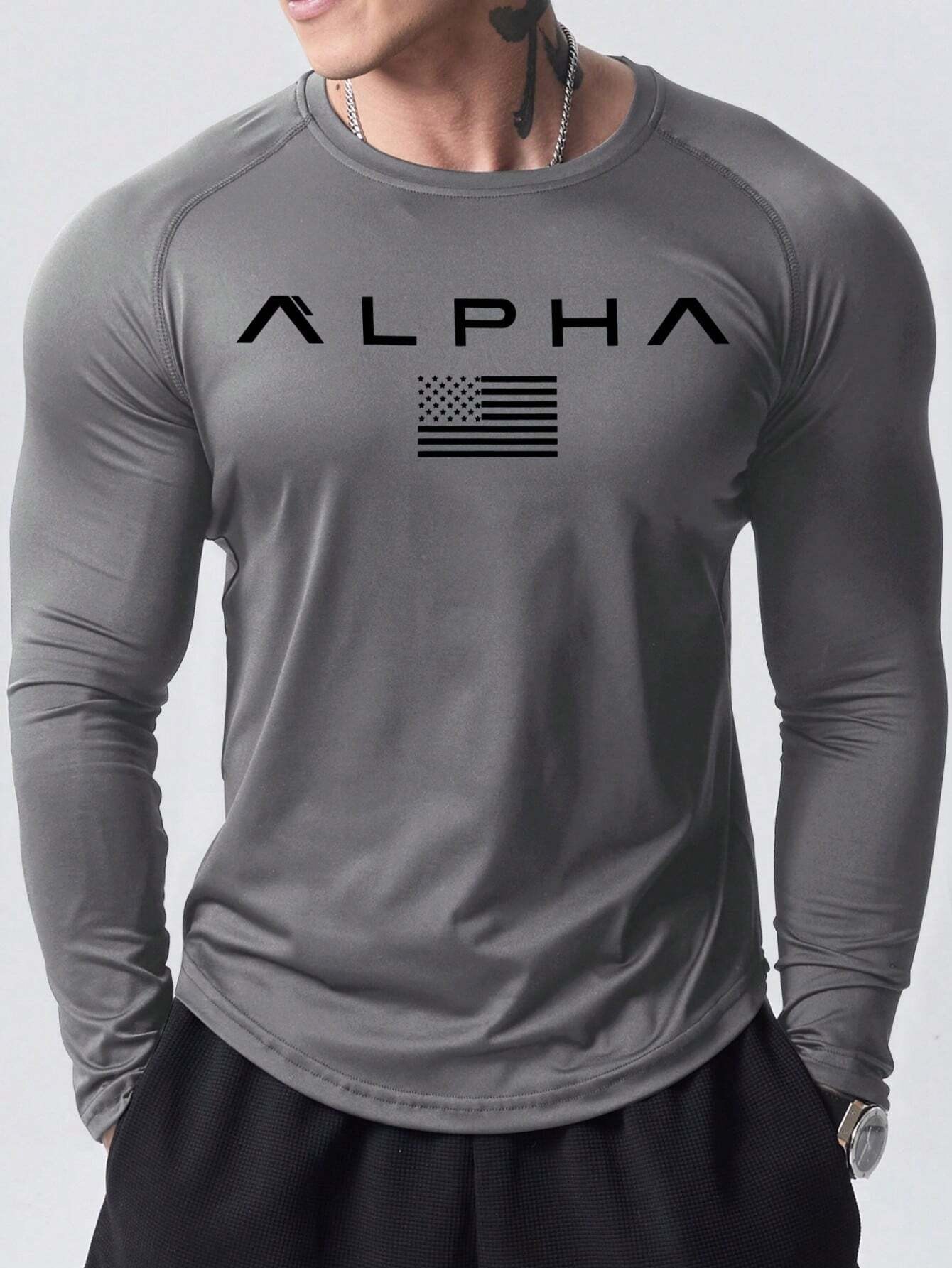 New men's long-sleeved T-shirt - Street Fashion Style review and price