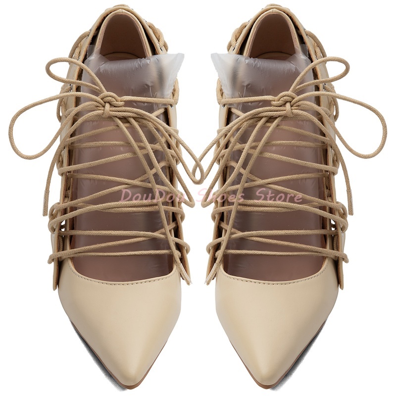 Beige Cross Strap Cutout Cover - Street Fashion Lady review and price