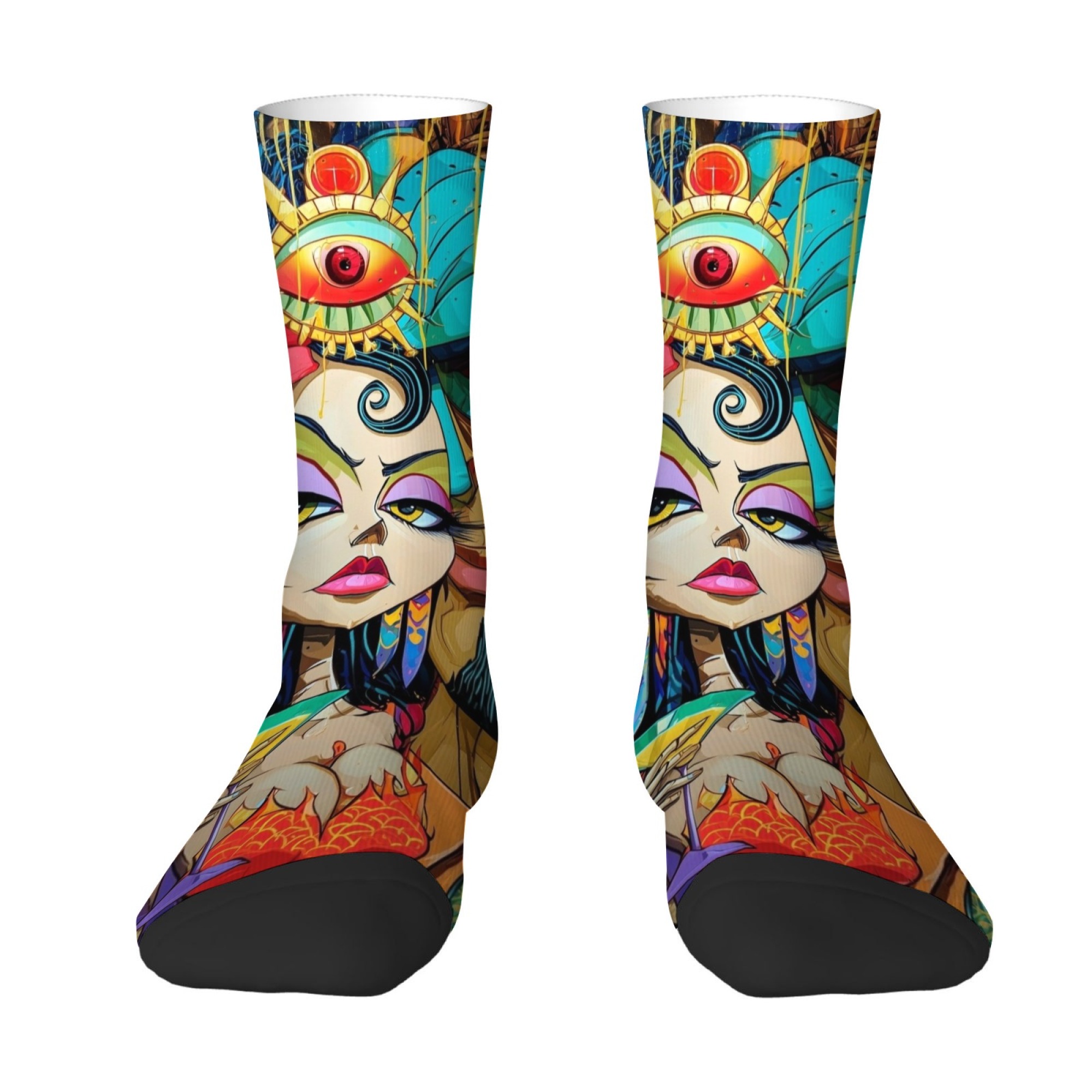 Retro Quirky Abstract Print Me - Quirky Street Fashion review and price