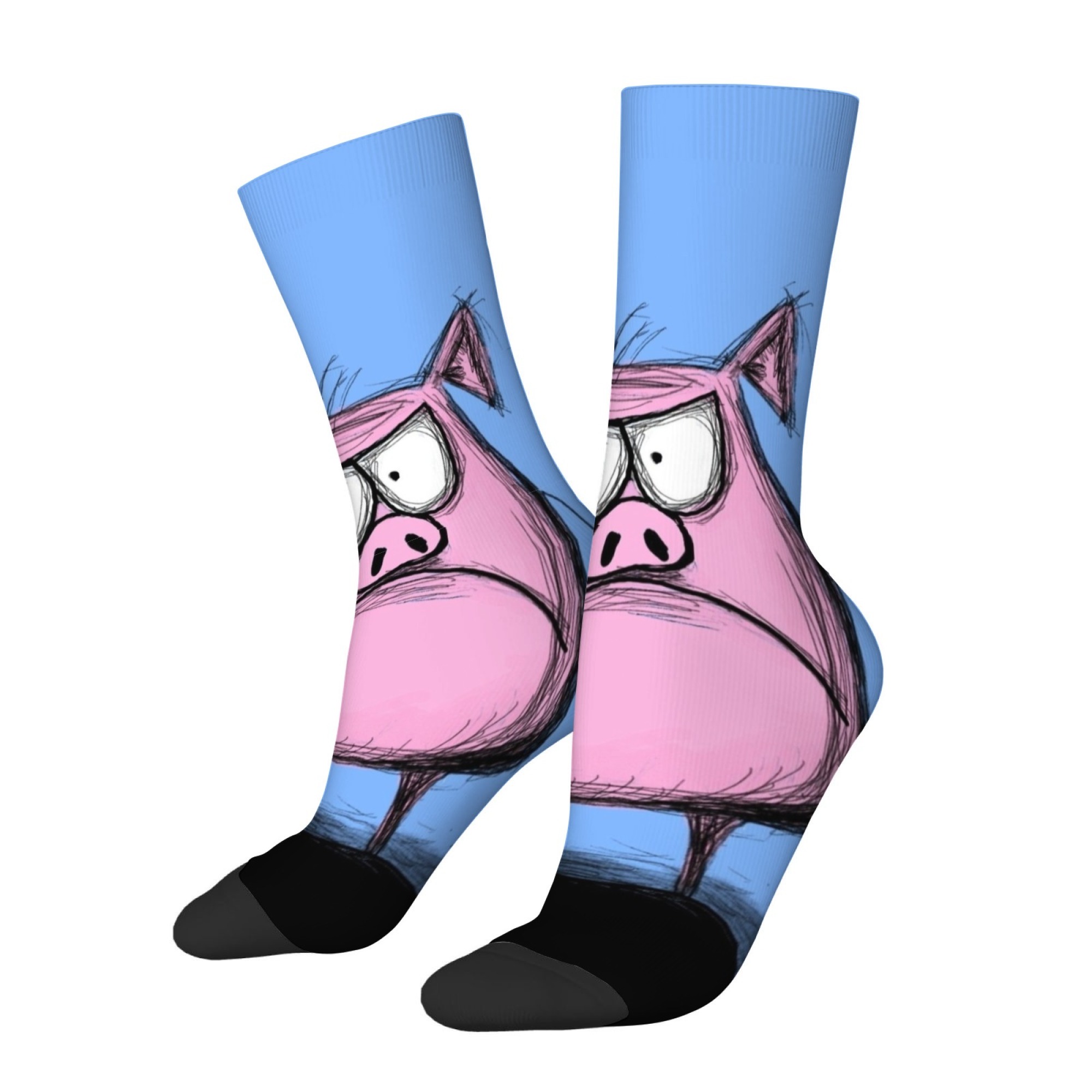 Cute Cartoon Print Pig Men's S - Quirky Street Fashion review and price