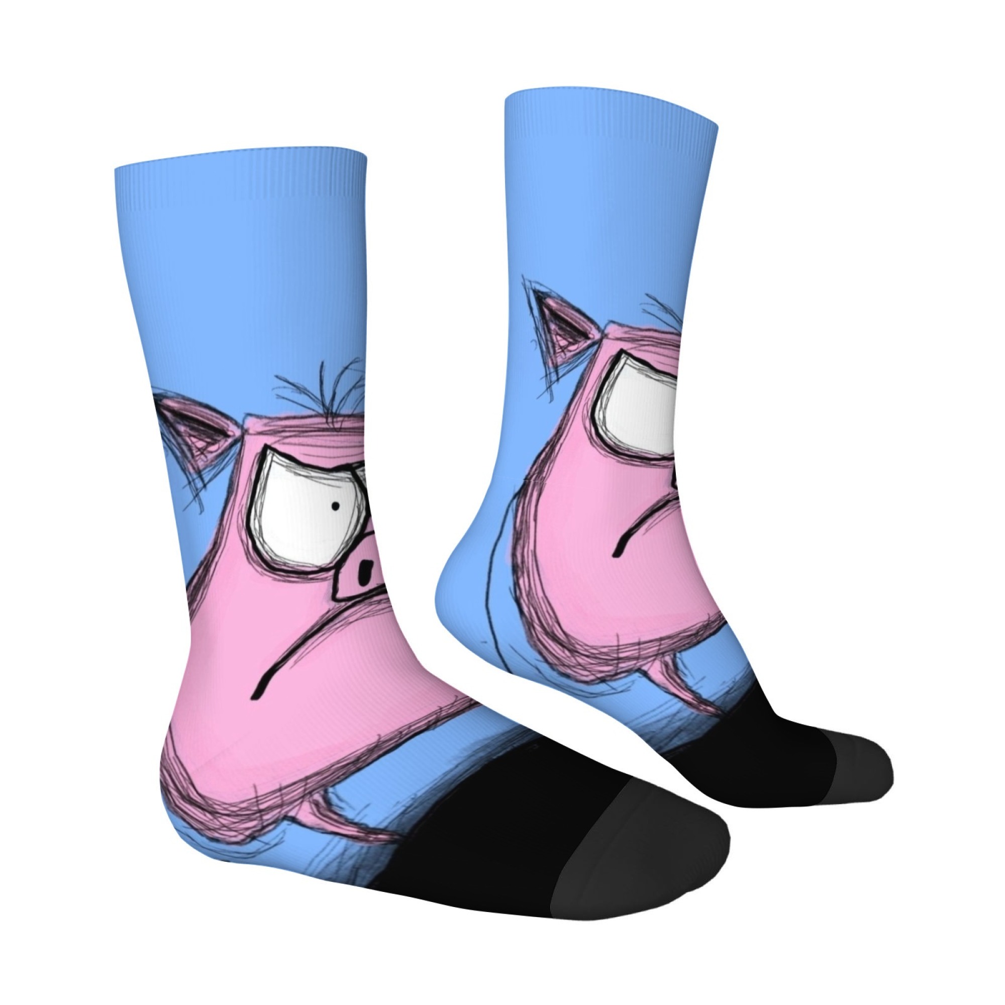Cute Cartoon Print Pig Men's S - Quirky Street Fashion review and price