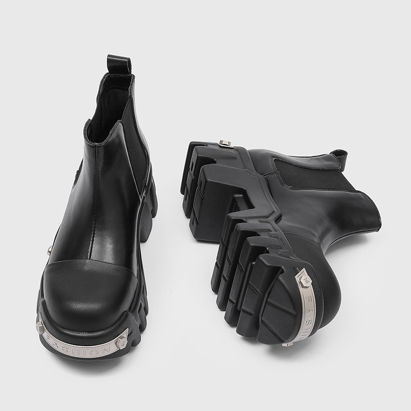 luxury fashion men boots slip- - Street Fashion Goth review and price