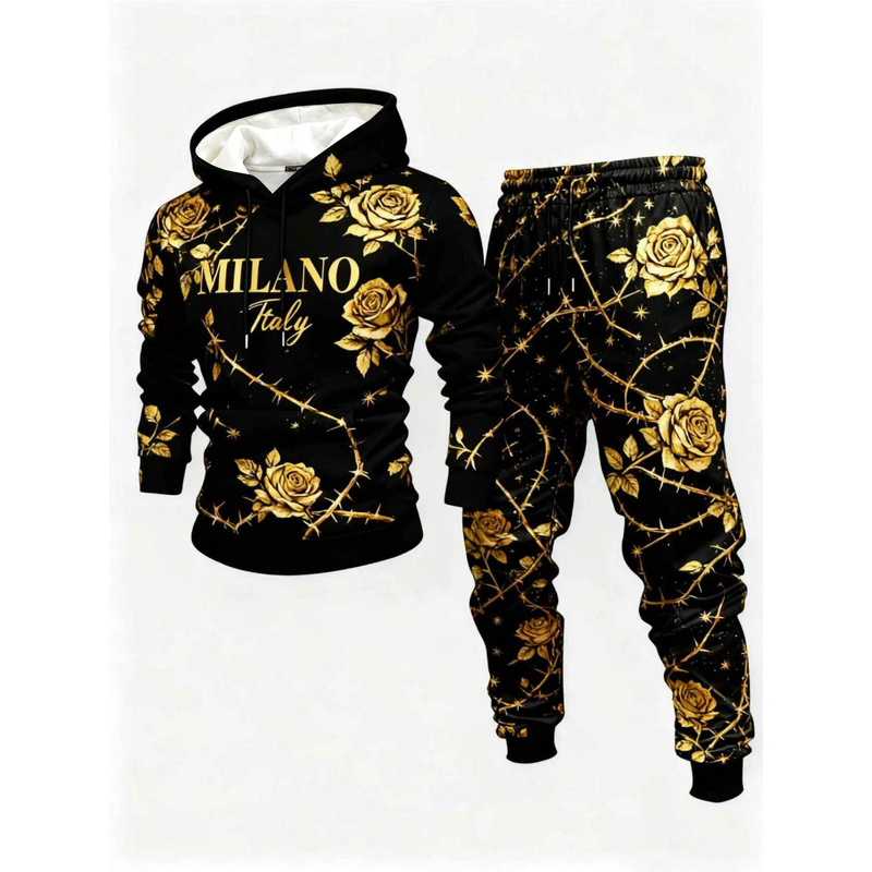 Men'S Hooded Design Features F - Street Fashion Of Milan review and price