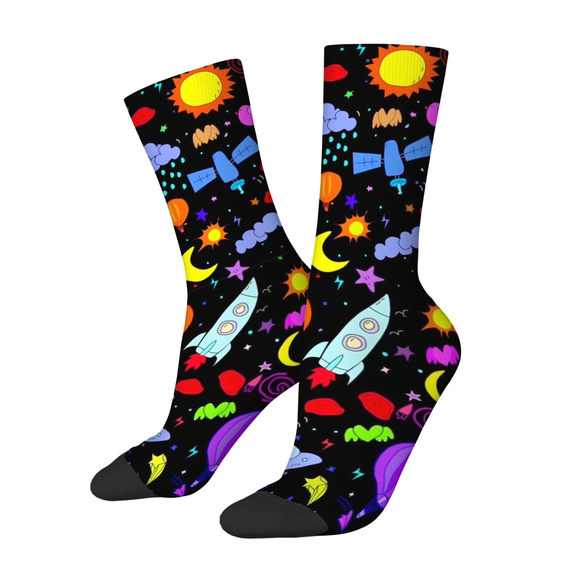 Cartoon Fun Earth Universe Pri - Quirky Street Fashion review and price